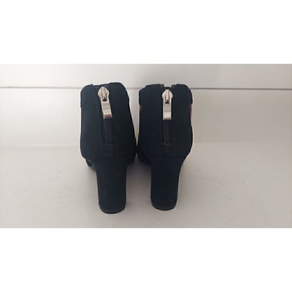 LifeStride Womens Glamour Leopard Ankle Boots Brown Black Pointed Toe/NWOB, Size - Picture 7 of 11